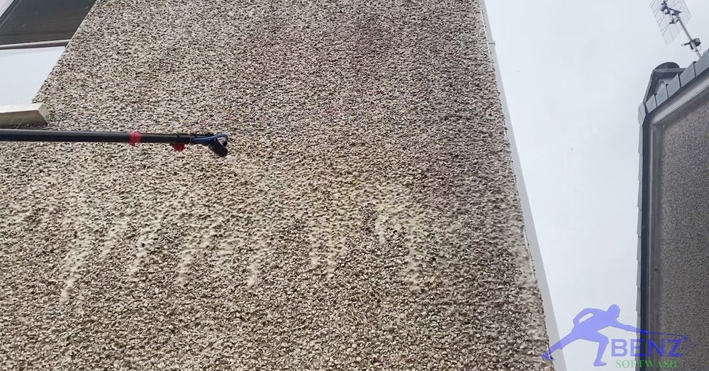 Pebble Dash Cleaning